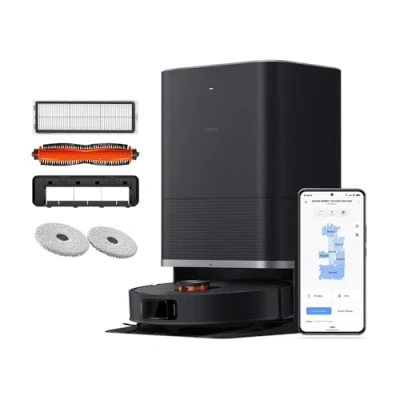 Image de Xiaomi Robot Vacuum X20 Max EU, Aspirateur Intelligent avec Station de Vidage Automatique, Navigation LiDAR Avancée et Puissance d&#039;Absorption Maximale