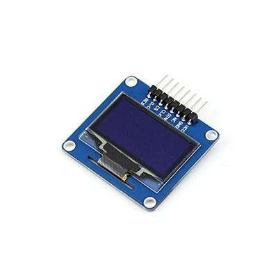 Image de Waveshare 1.3inch OLED Screen Module 128 * 64 Pixel I2C IIC SPI Interface Curved/Horizontal Pinheader SH1106 Controller/Driver