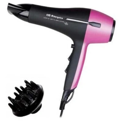 Image de Orbegozo SE 2320 Sèche cheveux noir et rose 2200 W