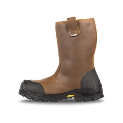 Image de JALLATTE Bottes de sécurité Marron et Noire JALBOX SAS S3 CI Hi HRO SRC Taille:46