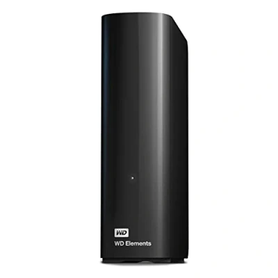 Image de WD 12 To Elements HDD de bureau, USB 3.0, (supplémentaire pour les photos, la musique, vidéos et tous autres fichiers, résistant aux chocs) noir