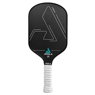Image de JOOLA Vision 18522 Raquette de pickleball avec technologie surface texturée en carbone pour un maximum rotation et contrôle puissance ajoutée Noyau nid d&#039;abeille polypropylène