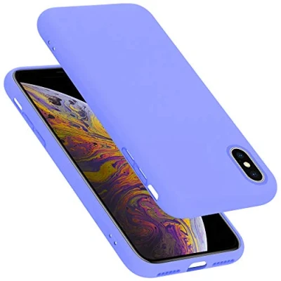 Image de Coque pour Apple iPhone X / XS en LIQUID LIGHT PURPLE Housse de protection Étui silicone TPU flexible Neuf