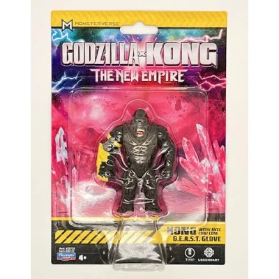 Image de Godzilla x Kong : The New Empire, 3,25 pouces Action Figure Toy, personnage de film collectable emblématique, édition limitée, comprend la fonction gant B.E.A.S.T, convient aux âges 4 ans +