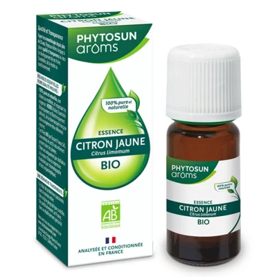 Image de Phytosun Arôms Huile Essentielle Bio Citron Jaune 10ml