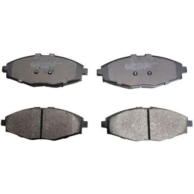 Image de DENCKERMANN B110141 Jeu de plaquettes frein Essieu avant non préparé pour indicateur d&#039;usure, contact signal d&#039;usure exclu CHEVROLET: Matiz