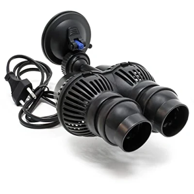 Image de SunSun JVP 201A pompe de brassage double Wavemaker, 6000 l/h 12 W, fixation par ventouse, pour aquarium, eau mer, douce, saumâtre, circulation