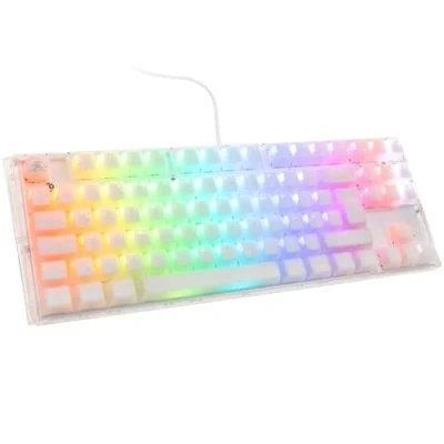 Image de Clavier de jeu DUCKY One 3 Aura White TKL Sans fil Rétroéclairé RGB Mécanique