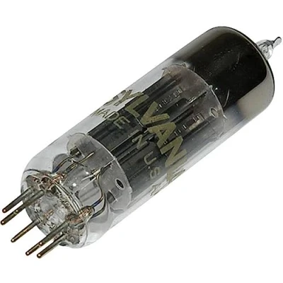 Image de n.A. Tube électronique EZ 90 = 6 X 4 Redresseur Double 325 V 70 mA Nombre de pôles: 7 Culot: Miniature Contenu 1 pc(s)