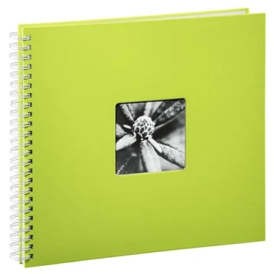 Image de Hama Album Photo &quot;Fine Art&quot; (format 36 x 32 cm, 50 pages blanches, à spirale) Kiwi