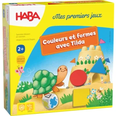 Image de HABA Premiers Couleurs et Formes avec Tilda société Enfant Un Jeu de coopération classement 2 ans 307045, Coloré