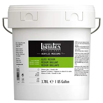 Image de Liquitex Additif Médium Vernis Brillant Seau 3,78L