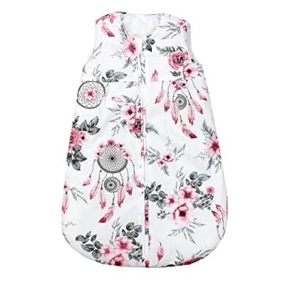 Image de TupTam Gigoteuse Bébé tout au long de l&#039;année, certifiée OEKO TEX, 2.5 TOG, Unisexe, Attrape rêves Rose, 80 86