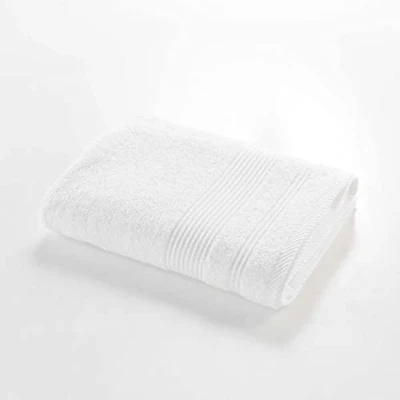 Image de douceur d&#039;intérieur, Drap de Douche (70 x 130 cm) Tendresse Blanc, Eponge Unie