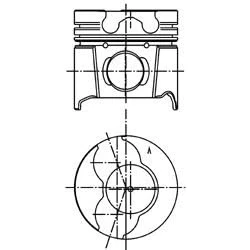 Image de Piston KOLBENSCHMIDT 99940620