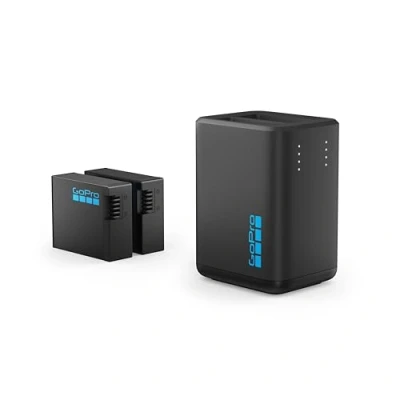 Image de Chargeur de Batterie Double GoPro HERO13 Black 2 Batteries Enduro LED Indicateurs USB C Inclus