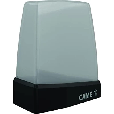 Image de Feu Clignotant à LED CAME KRX avec Alimentation de 24V AC/DC jusqu&#039;à 230V AC antenne Double intégrée dôme Blanc KRX1FXSO 806LA 0020
