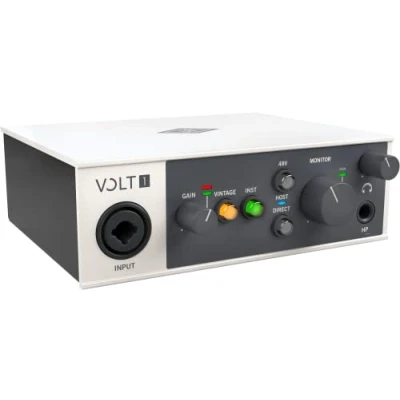 Image de Universal audio Volt 1 Interface USB, pour enregistrer, podcaster et streamer avec des logiciels essentiels