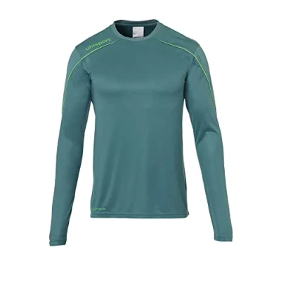 Image de uhlsport Stream 22 Maillot à Manches Longues Mixte Enfant, Vert/Vert Fluo, 164 cm
