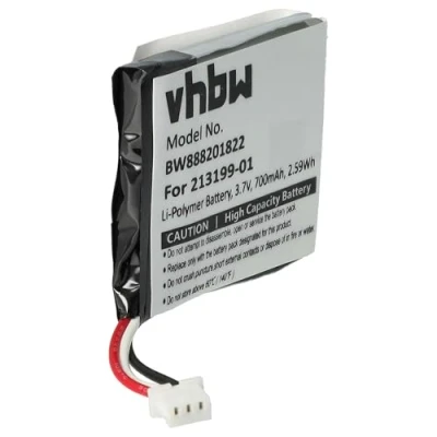 Image de vhbw Batterie Compatible avec Plantronics Savi W8220, 8220 Casque Audio, écouteurs sans Fil (700mAh, 3,7V, Li polymère)