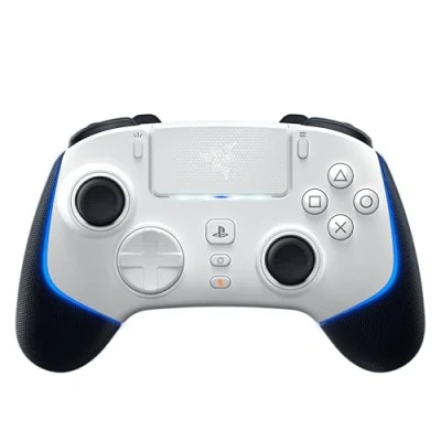 Image de Razer Wolverine V2 Pro Manette de jeu sans fil pour consoles PS5 et PC (HyperSpeed Wireless, Mecha Tactile Action Buttons, 8 Way Microswitch D Pad, HyperTrigger) Mercury