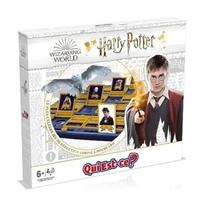 Image de Jeu de Societe Qui est ce ? Edition Poudlard pour Harry Potter avec 24 sorciers, professeurs, Creatures a deviner Version FR