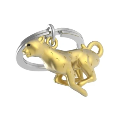 Image de METALMORPHOSE Porte clés Guépard doré mat MTM272 01