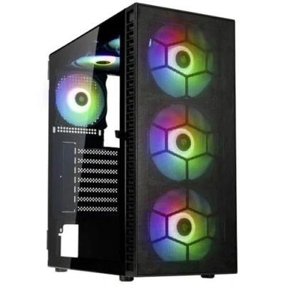Image de Kolink Observatory HF Mesh ARGB Midi Tower Schwarz