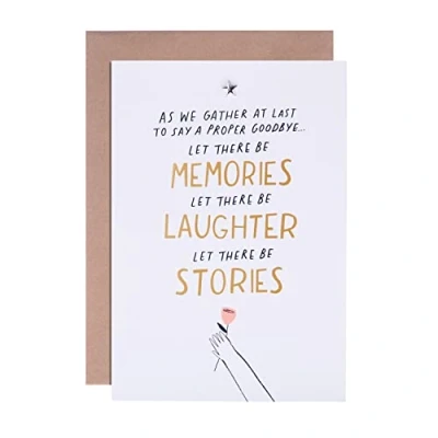 Image de Hallmark Carte de condoléances Design contemporain basé sur le texte avec message sentimental