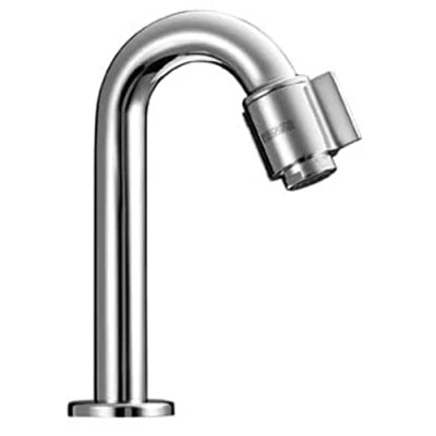 Image de Hansa 00938101 Nova robinet lave mains pour lavabo Eau froide ou pré mitigée (93 mm) Chrome