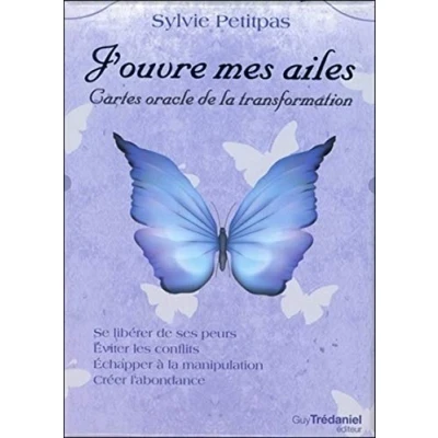 Image de J&#039;ouvre mes ailes Cartes oracle de la transformation Livre d’occasion Bon