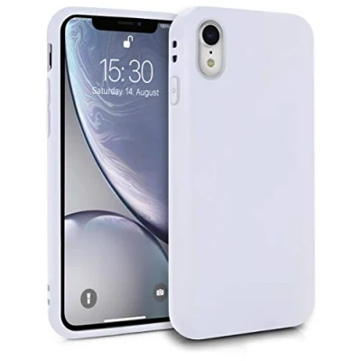 Image de MyGadget Coque pour iPhone XR Case TPU Souple &amp; Soft Cover Protection Extra Fine Légère Étui Coloré Anti Choc et Rayures Blanc