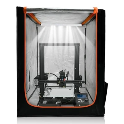 Image de YOOPAI Caisson Housse Imprimante 3D avec Système D&#039;éclairage pour Creality Ender 3/ 3 V2/ Pro/Anycubic Kobra 2/ Elegoo 3D, Température Constante Boîtier 550 * 650 750 mm