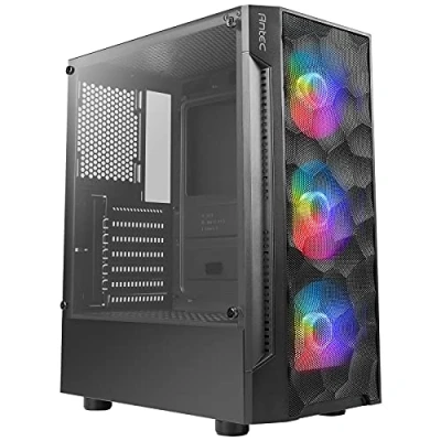 Image de Boîtier Moyen Tour ATX NX260 RGB avec Panneau Vitré, Noir