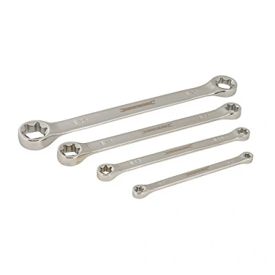 Image de Silverline 241501 Jeu de 4 Clés Torx E6 E24