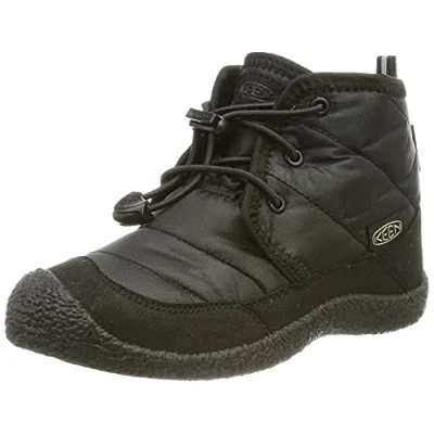 Image de Keen Howser II Chukka WP Unisex Chaussures de marche pour enfants, Taille: 29, Black Textile