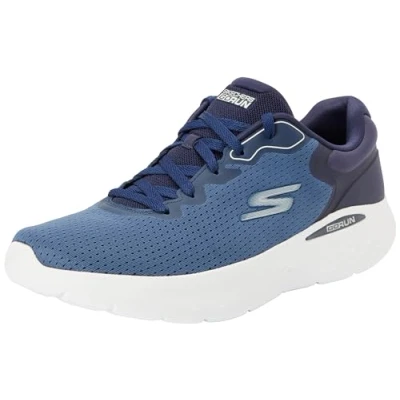 Image de Skechers Homme Go Run Lite Anchorage Ancrage, Navy Textile Synthetic, 39.5 EU