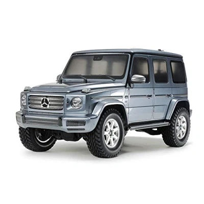 Image de TAMIYA 300058675 1:10 RC MB G Class G500 (CC 02), kit, Instructions de Montage illustrées, Voiture/véhicule télécommandé, modélisme, Passe Temps, fidèle réplique, détaillé, Non Vernis
