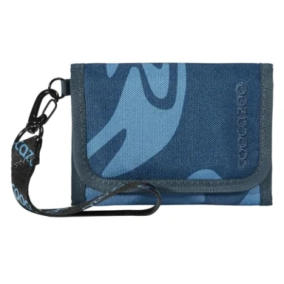 Image de Coocazoo Porte Monnaie avec fenêtre intérieure et extérieure, Compartiment pour pièces Cartes, Fermeture Velcro, Polyester, 3ème Classe, Breaking Waves Bleu, Classique