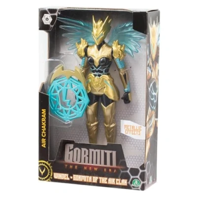 Image de Gormiti, Figurine articulée 27 cm, Gormiti avec Son Arme, Modèle Air Windel, pour Les Enfants à partir de 4 Ans, GRV062