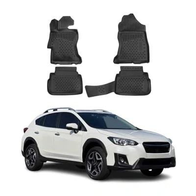 Image de OMAC 6807444 Ensemble de tapis sol Caoutchouc, ETP (élastomère thermoplastique) 4 noir