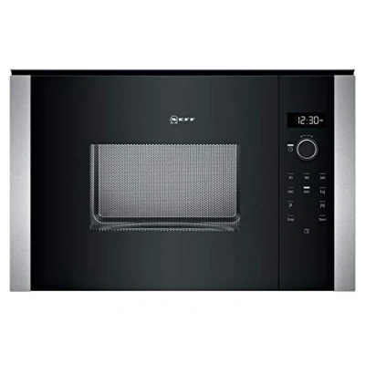 Image de Micro Ondes Encastrable Neff HLAWD23N0 Integrable Inox et noir 20 litres 800 W
