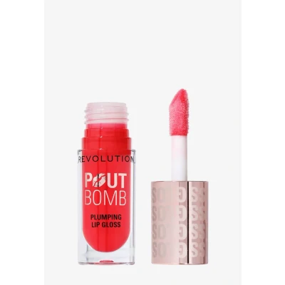 Image de Makeup Revolution POUT BOMB Plumping Gloss Lipgloss Gloss, Taille: 4.6 ml, Cherry sheer red