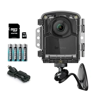 Image de Brinno TLC2020 Mount Bundle, Kit Vidéo Timelapse avec Caméra TLC2020, HDR, Boîtier Étanche IP67 (ATH1000), Support Mural (AWM1000) Autonomie Longue, Programmation Flexible Facile à Utiliser