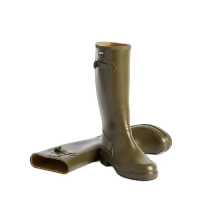 Image de Aigle Cessac Bottes en caoutchouc, Homme, Taille: 47, Oliv Caoutchouc naturel
