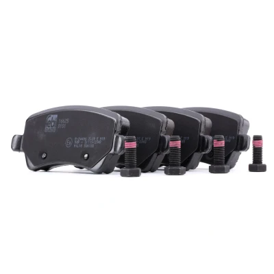 Image de FEBI BILSTEIN 16625 Jeu de plaquettes frein Essieu arrière contact signal d&#039;usure exclu avec kit vis VOLVO: XC60 I, V60 I