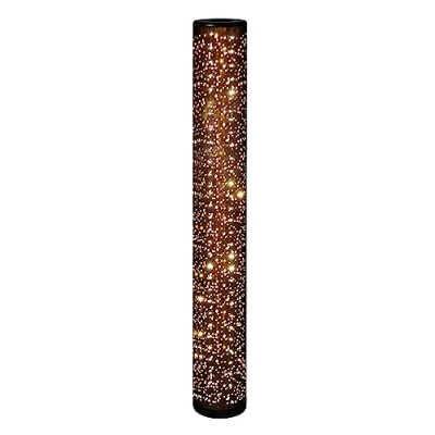 Image de Reality, Lampadaire, Taco incl. 1 x LED,SMD,8,0 Watt,3000K,800 Lm. Plastique, Noir, Corps: Tissu, Noir Ø:13,0cm, H:103,0cm Interrupteur pied,Effet étoiles,IP20,Source lumineuse non remplaçab,