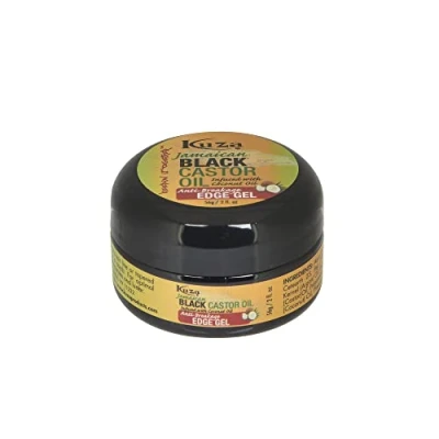 Image de Kuza Naturals Jamaican Black Castor Oil Anti Breakage Edge Control Gel 56gm60ml