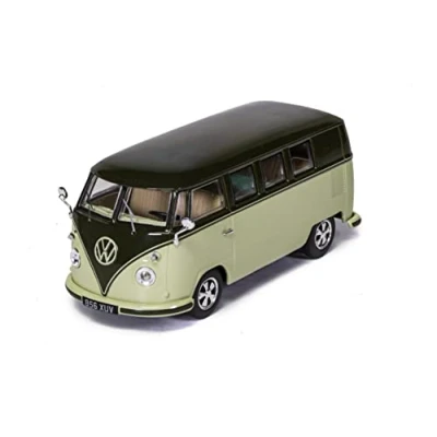 Image de Volkswagen Combi Type 2 (T1) vert palmier et sable