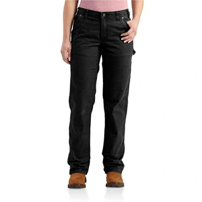 Image de Carhartt Original Fit Crawford Pant Pantalon Utilitaire de Travail, Black, W10/Reg Femme
